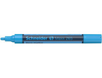 Kriedový popisovač, 2-3 mm, SCHNEIDER "Maxx 265", svetlomodrý