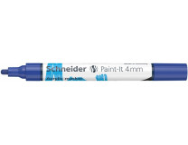 Akrylový popisovač, 4 mm, SCHNEIDER "Paint-It 320", modrý
