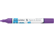Akrylový popisovač, 4 mm, SCHNEIDER "Paint-It 320", fialový