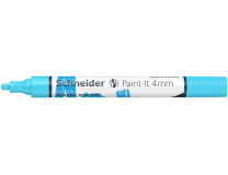 Akrylový popisovač, 4 mm, SCHNEIDER "Paint-It 320", pastelovo modrý