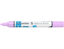Akrylový popisovač, 4 mm, SCHNEIDER "Paint-It 320", pastelovo fialový