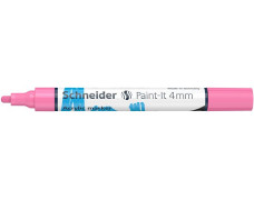 Akrylový popisovač, 4 mm, SCHNEIDER "Paint-It 320", pastelovo ružový