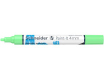 Akrylový popisovač, 4 mm, SCHNEIDER "Paint-It 320", pastelovo zelený