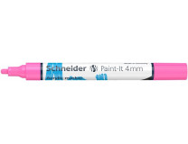 Akrylový popisovač, 4 mm, SCHNEIDER "Paint-It 320", ružový