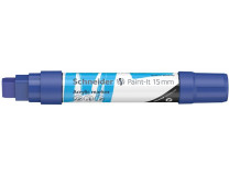 Akrylový popisovač, 15 mm, SCHNEIDER "Paint-It 330", modrý
