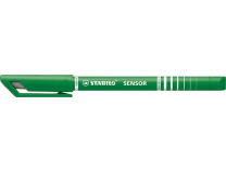 Liner, 0,3 mm, STABILO "Sensor", zelený