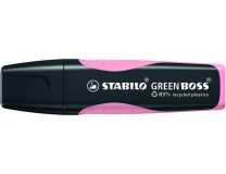 Zvýrazňovač, 2-5 mm, STABILO "Green Boss Pastel", ružová