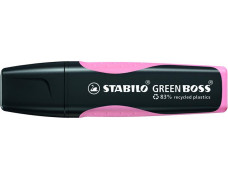 Zvýrazňovač, 2-5 mm, STABILO "Green Boss Pastel", ružová