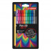 Fixky, sada, 1 mm, STABILO "Pen 68 ARTY", 12 rôznych farieb