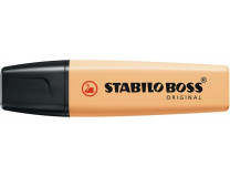 Zvýrazňovač, 2-5 mm, STABILO "BOSS original Pastel", oranžová