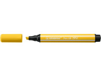 Fixka, 1-5 mm, zrezaný hrot, STABILO "Pen 68 MAX", žltá
