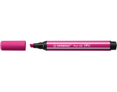 Fixka, 1-5 mm, zrezaný hrot, STABILO "Pen 68 MAX", ružová