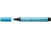 Fixka, 1-5 mm, zrezaný hrot, STABILO "Pen 68 MAX", azúrovo modrá