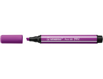 Fixka, 1-5 mm, zrezaný hrot, STABILO "Pen 68 MAX", fialová
