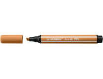 Fixka, 1-5 mm, zrezaný hrot, STABILO "Pen 68 MAX", tmavá okrová
