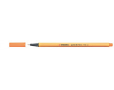 Liner, 0,4 mm, STABILO "Point 88", neónový oranžový