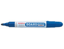 Popisovač na tabule, 2,6 mm, kužeľový hrot, ZEBRA "Board Marker", modrá