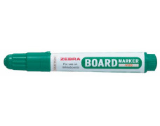Popisovač na tabule, 2,6 mm, kužeľový hrot, ZEBRA "Board Marker", zelená