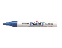 Lakový popisovač, 3 mm, ZEBRA "Paint marker", modrá