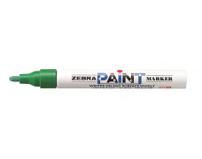 Lakový popisovač, 3 mm, ZEBRA "Paint marker", zelená