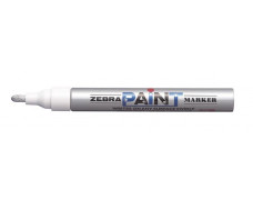Lakový popisovač, 3 mm, ZEBRA "Paint marker", strieborná