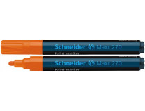 Lakový popisovač, 1-3 mm, SCHNEIDER "Maxx 270", oranžový