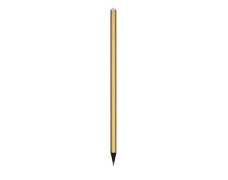 Ceruzka, zlatá, s bielymi SWAROVSKI® krištáľmi, 14 cm, ART CRYSTELLA®