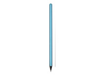 Ceruzka, metalická modrá, s aqua modrými SWAROVSKI® krištáľmi, 14 cm, ART CRYSTELLA®