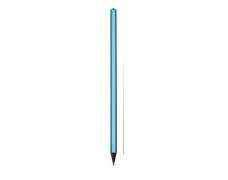 Ceruzka, metalická modrá, s aqua modrými SWAROVSKI® krištáľmi, 14 cm, ART CRYSTELLA®