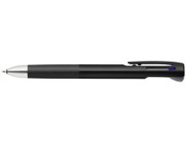 Multifunkčné guľôčkové pero, 0,24 mm, dvojfarebné + mikroceruzka, 0,5 mm, čierne telo, ZEBRA "Blen 2+1"
