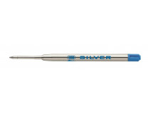 Náplň do guľôčkových pier, 0, 8 mm, ICO "Silver", modrá