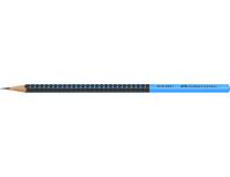 Grafitová ceruzka, HB, trojhranný tvar, FABER-CASTELL "Grip 2001", čierna, modrá