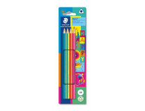 Grafitové ceruzky, sada, HB, trojuholníkové, STAEDTLER "Noris® 118 Happy"