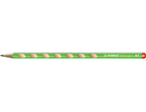 Grafitová ceruzka, HB, trojhranná, tenká, pre pravákov, STABILO, "EASYgraph", zelená