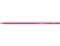 Grafitová ceruzka, HB, trojhranná, STABILO "Trio Neon", ružová