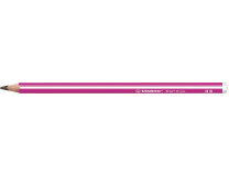 Grafitová ceruzka, HB, trojhranný tvar, hrubá, STABILO "Trio thick", ružová