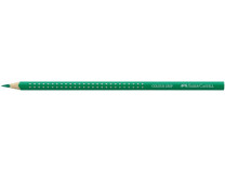 Farebné ceruzky, trojhranný tvar, FABER-CASTELL "Grip 2001", zelená