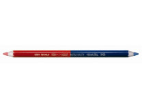 Poštová ceruzka, šesťhranná, hrubá, KOH-I-NOOR "3423", modrá-červená