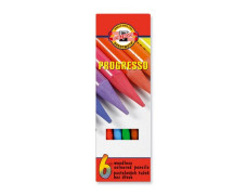 Farebné ceruzky "8755/6",  Progresso , 6 farieb