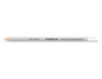 Farebná ceruzka, šesťhranná, na všetky povrchy, nepermanentná (omnichrom), STAEDTLER "Lumocolor 108", biela