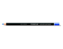 Farebná ceruzka, valcovitý tvar, na všetky povrchy, vodovzdorná (glasochrom) STAEDTLER "Lumocolor 108 20", modrá