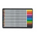 Akvarelová ceruzka, sada, šesťhranná, plechová krabička, STAEDTLER "Karat® aquarell 125", 12 rôznych farieb