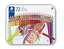 Farebné ceruzky, sada, šesťhranné, v plechovej krabičke, STAEDTLER "175", 72 rôznych farieb