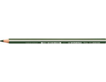 Farebné ceruzky, trojhranné, hrubé, STABILO "Trio thick", listovo zelená