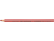 Farebné ceruzky, trojhranné, hrubé, STABILO "Trio thick", červená