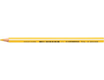 Farebné ceruzky, trojhranné, hrubé, STABILO "Trio thick", žltá