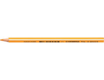 Farebné ceruzky, trojhranné, hrubé, STABILO "Trio thick", svetlooranžová