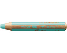 Farebná ceruzka, hrubá, STABILO "Woody 3 in 1 Pastel", pastelovo modrá