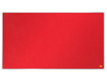 Textilná tabuľa, širokouhlá,40"/89x50cm, hliníkový rám, NOBO "Impression Pro", červená