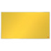 Textilná tabuľa, širokouhlá, 40"/89x50cm, hliníkový rám, NOBO "Impression Pro", žltá